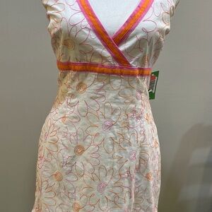 Lilly Pulitzer Marion Embroidered Dress Swirly Lawn